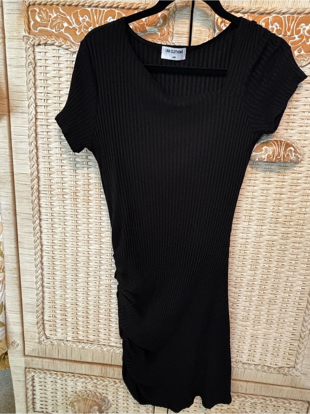 LNA  Ribbed Bodycon Mini Sz. Medium - Picture 7 of 10